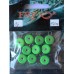 Вантаж вухатий для риболовлі, таблетка (ексцентрик) колір Silvereyes Green Apple, 10шт в уп., вага 8г